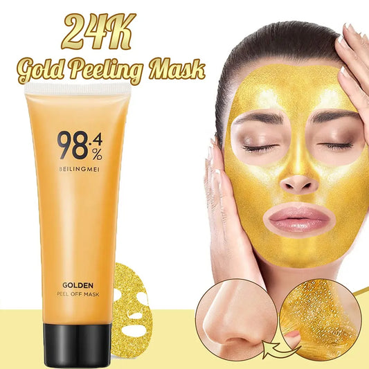 Masque facial Peel-Off à la feuille d'or