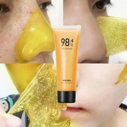 Masque facial Peel-Off à la feuille d'or